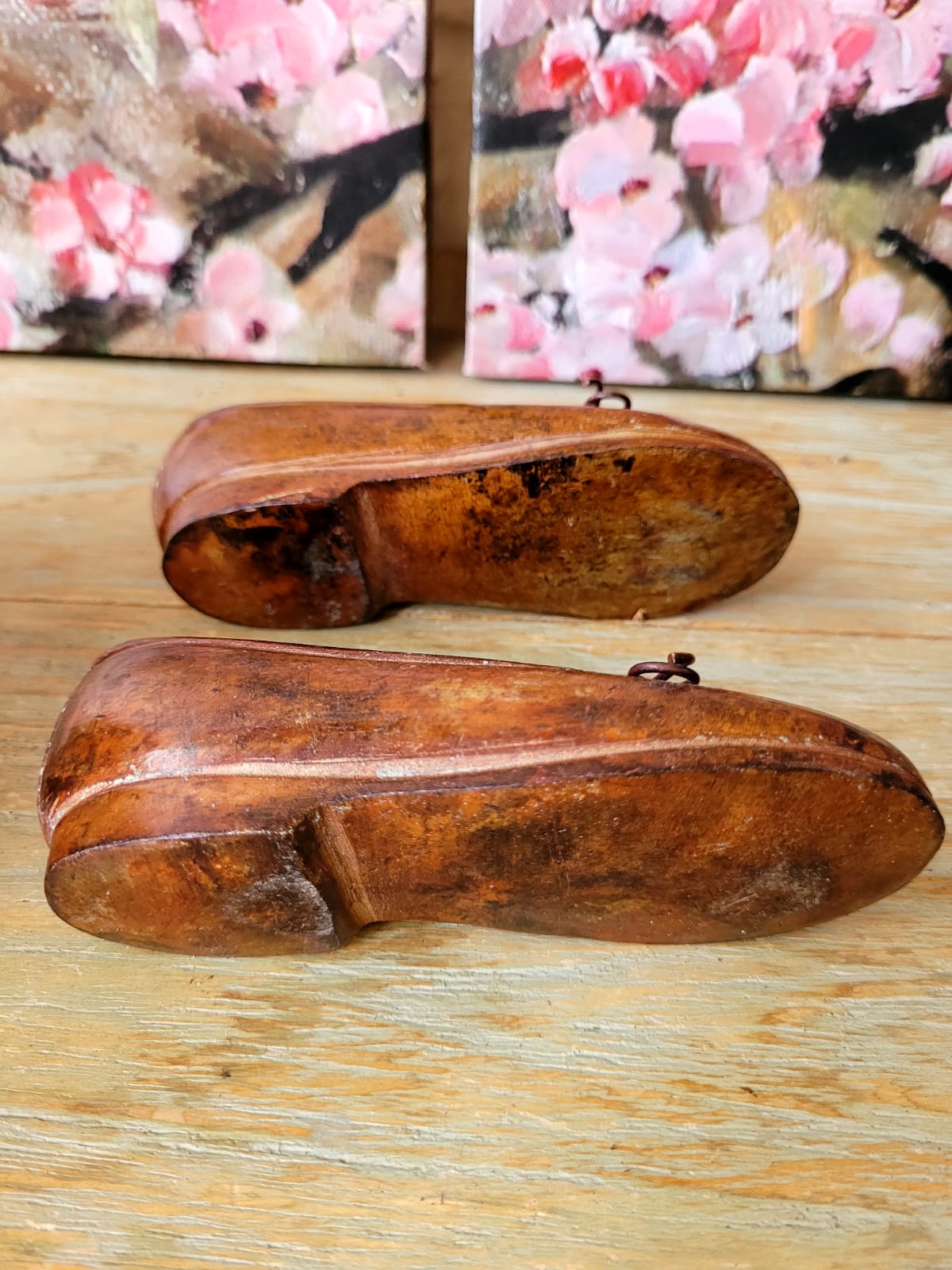 Suela y pátina envejecida